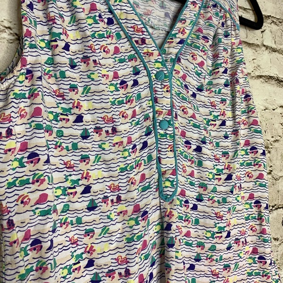 Mod Cloth fish and sail boat blouse - Picture 3 of 5